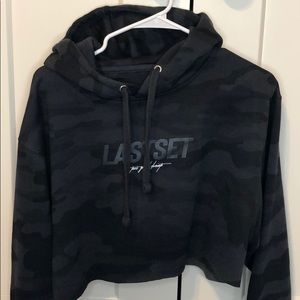 Last Set Co. Cropped Hoodie